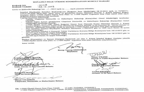 Üçüncü Köprü imar planı askıda! 4 Mart ta inecek!