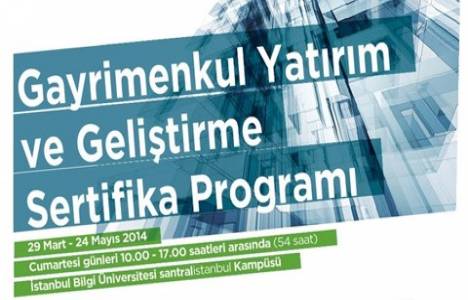 Gayrimenkul Yatırım ve Geliştirme Sertifika Programı son 5 kontenjan!