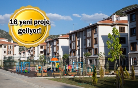 TOKİ 2 bin 885 yeni konut inşa edecek!