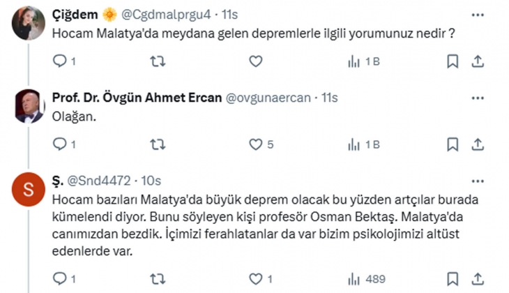 Deprem bilimci Prof. Dr. Övgün Ahmet Ercan dan Ege uyarısı: 7.2 büyüklüğünde deprem bekleniyor ama ne zaman bilmiyoruz!