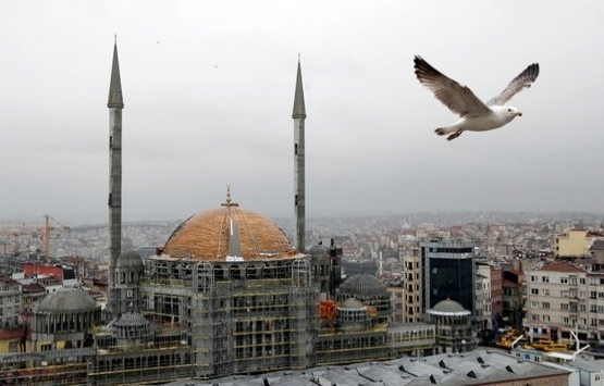 Taksim Camii nin son hali görüntülendi!