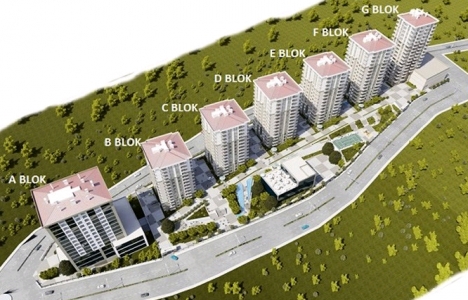 Yomra Şehri Naz Konutları satılık