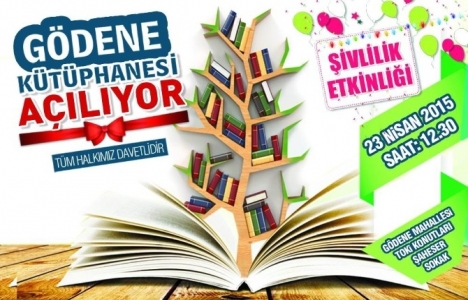 Meram Gödene Kütüphanesi bugün açılıyor!