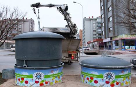 Avşar Mahallesi TOKİ Konutları'nda yeraltı çöp konteyneri uygulaması başladı!
