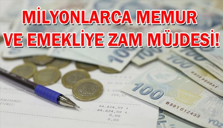 Memur ve emeklilere büyük zam müjdesi! Maaşlar Tek tek hesaplandı! İşte tablo tablo memur ve emekli maaş zammı!