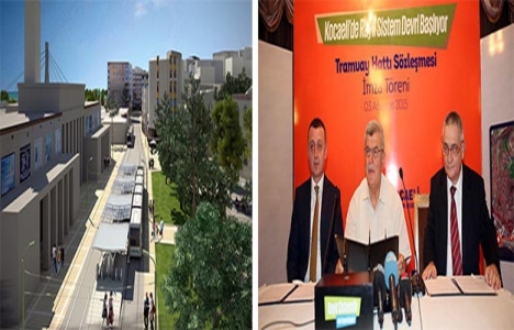 Kocaeli tramvay hattı çalışmaları başladı!