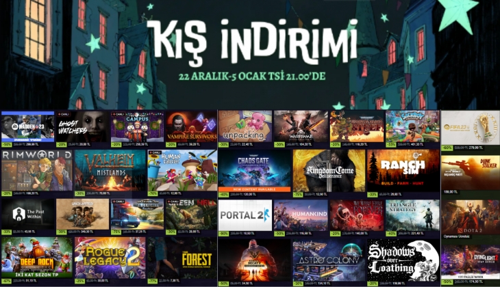 Steam'den indirim üzerine indirim! Gamerlar bu habere çok sevinecek! 22 Aralık 2022 fiyat listesi...