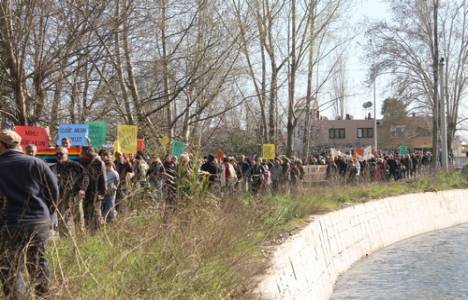 Kazdağları'ndaki HES projeleri için eylem yapıldı!