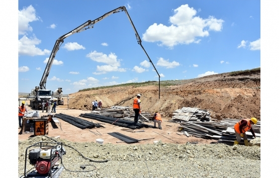 Kırıkkale'de Beton Santrali ve Kilit Parke Üretim Tesisi'nin temeli atıldı!
