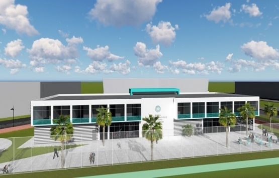 Fikri Bayrıl Spor Tesisleri ek binasının inşaatı tam gaz!