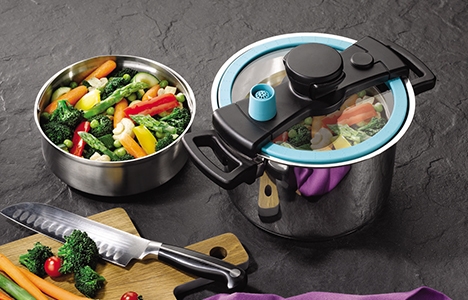 Emsan Füzyon Tencere ile aynı anda iki yemek pişirin!