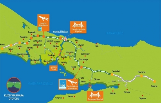 Kuzey Marmara Otoyolu nda sona gelindi!