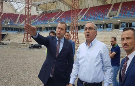 Ergün Turan Eskişehirspor Stadı'nı inceledi!