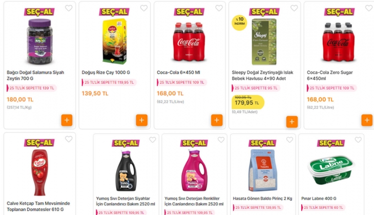 Migros ta 2 kg baldo pirinç 139, Yumoş sıvı deterjan 109 TL ye düştü! Dev indirim başladı!