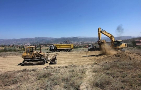 Gemici TOKİ konutlarının hafriyat çalışmaları başladı!