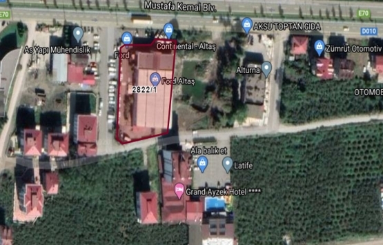 Ordu'da 7.7 milyon TL'ye icradan satılık üç katlı otomobil servisi!