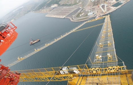 İzmit Körfez Geçiş Köprüsü nden son durum fotoğrafları!