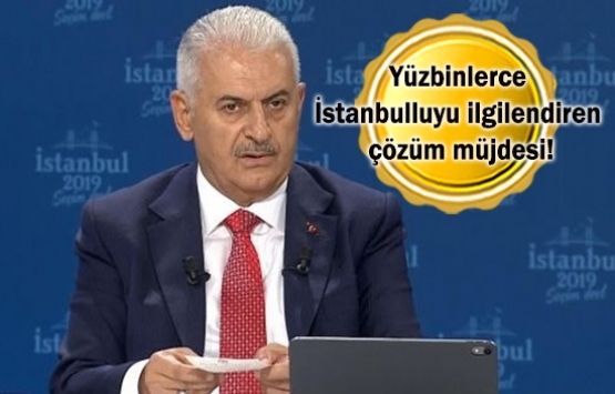 Binali Yıldırım'dan gecekondu sahiplerine müjde!