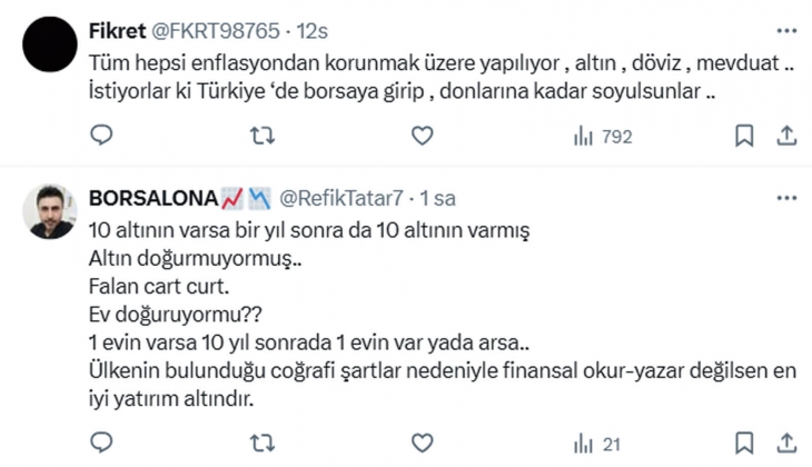 Cem Özüak tan altın yatırımcılarına uyarı: Altın doğurmuyor, mevduat hesapları bile vade getirisi sağlıyor! 