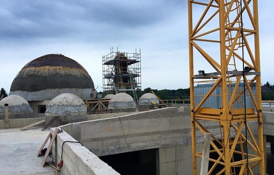 Almanya'daki 7 kubbeli caminin inşaatı yükseliyor!