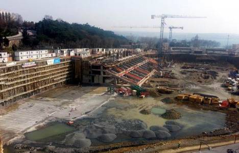 Beşiktaş Vodafone Arena Stadı yükseliyor! Şantiyeden 11 kare!