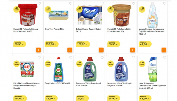Migros ta yüzde 65 e varan indirim! 24 lü tuvalet kağıdı 129, 1 kg tost peyniri 139 TL! 28 Mart 2023 fiyat listesi...