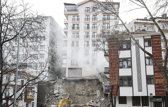 Açelya Apartmanı çevresindeki binaların yıkımı bayrama kadar tamamlanacak!