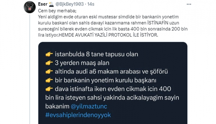 Ev sahipleri, kiracıların yüzde 25 gaspından kurtulmak için senelerce adliyelerde sürünüyor!