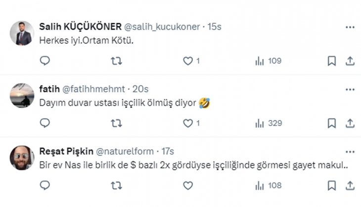 İnşaat sektöründe işçilik fiyatları asgari ücret artış oranının 2 katından fazla oranlarda arttı!