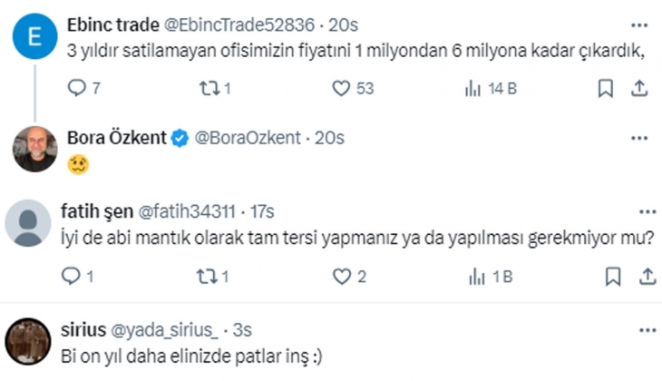 Ofis kiraları da uçtu: 1 yıldır kiralanamayan ofisin kirası 40 binden 50 bin TL ye çıktı! 