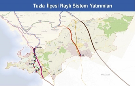 İşte İstanbul un raylı sistem haritası!