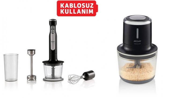 Arzum şarjlı mutfak ürünleri satışta! Blender seti ve doğrayıcı fiyatları kaç TL? 3 Haziran 2022 fiyat listesi...