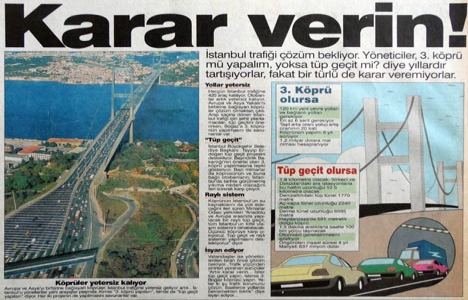 1997 yılında İstanbul trafiği çözüm bekliyormuş!