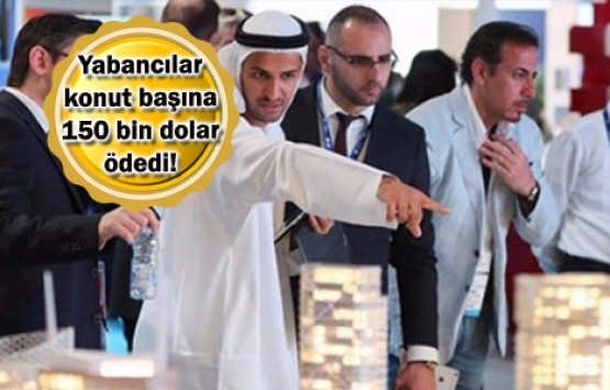 Yabancıya konut satışından ilk yarıda 3 milyar dolar gelir!