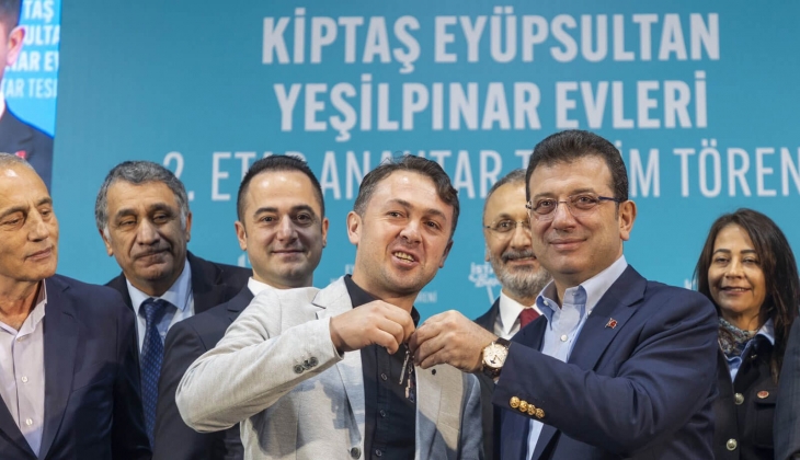 KİPTAŞ Eyüpsultan Yeşilpınar Evleri 2. Etap ta anahtar teslimi yapıldı!