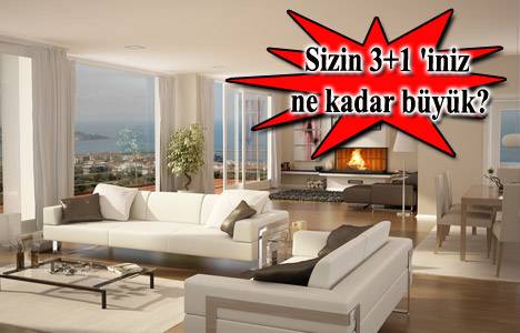 Konutların metrekare büyüklükleri semtlere göre değişiyor!