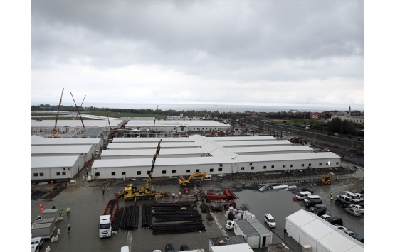 Atatürk Havalimanı hastane inşaatında bazı bloklar tamamlandı!