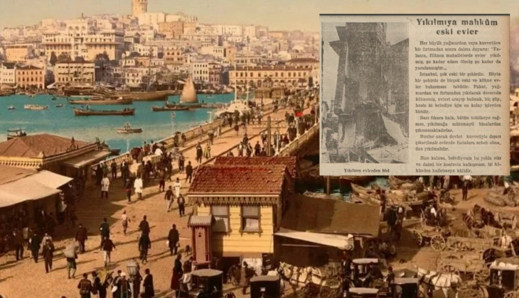 1938'de İstanbul'da yıkılmaya mahkum eski evler!