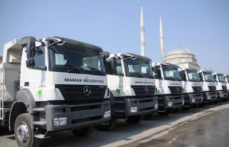 Mamak Belediyesi araç ve iş makinesi sayısını 88'e çıkardı!