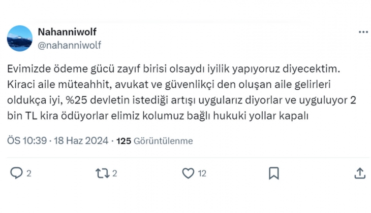 Mağdur ev sahiplerinden çağrı: Kirasını ödeyemeyen kiracılara sosyal devlet çözüm bulsun!