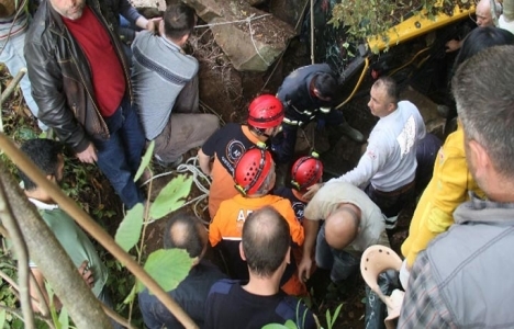 Giresun'da taş ocağında heyelan meydana geldi!