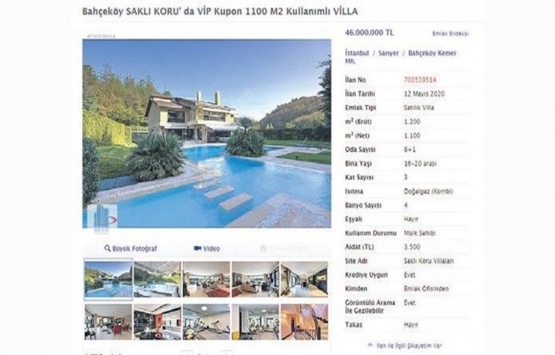 Ajda Pekkan Bahçeköy deki villasını 46 milyon TL ye satıyor!