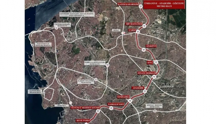 Ümraniye - Ataşehir - Göztepe Metrosu 3 ay içinde açılıyor! İstanbullulara müjde!