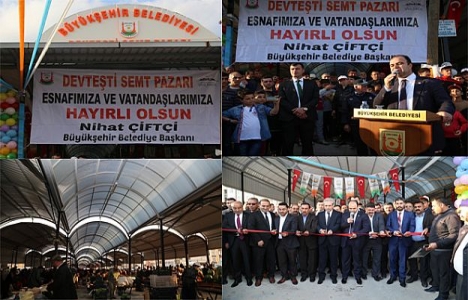 Şanlıurfa Devteşti Semt Pazarı açıldı!