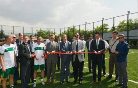 Bursa Gemlik Cezaevi'ne spor tesisi inşa edildi!