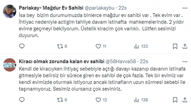 Yüzde 25 zam sınırı sebebiyle emekli ev sahipleri 15-18 bin TL lik evlerinden 2-3 bin TL kira alıyor!