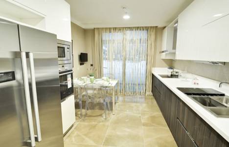 Vadistanbul projesinin örnek dairesinden ilk görüntüler!