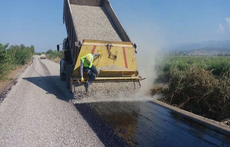 Manisa Ahmetli'nin yolları asfalta kavuşuyor!