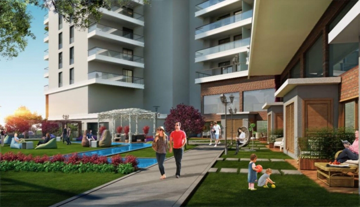 Merkez Yaşam Konak satışta! İZKA dan İzmir e 347 konutluk yeni proje!