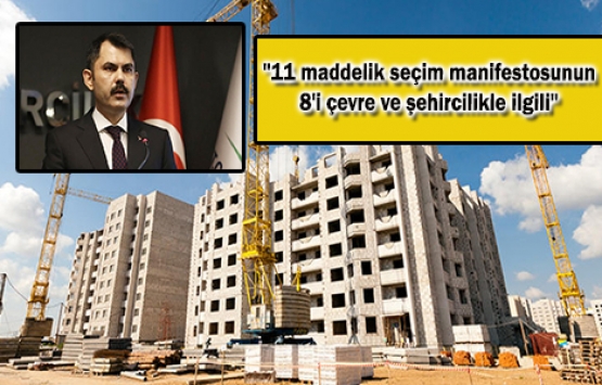 Murat Kurum: Hedefimiz yılda 300 bin konutu dönüştürmek!